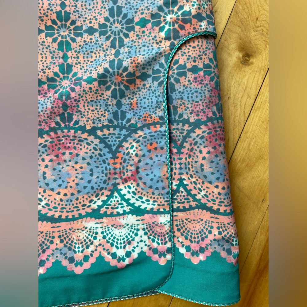 EP Pro pink and teal lace golf skort. Size medium - Picture 2 of 5